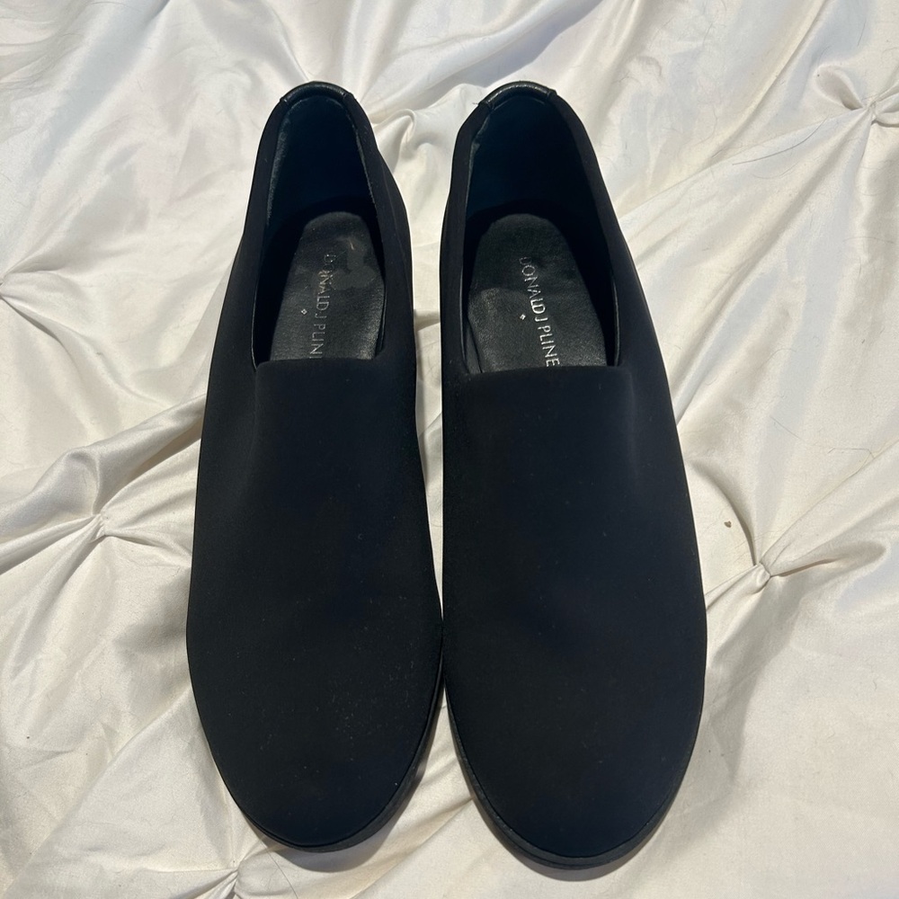 Donald J. Pliner wedges Mandy Black SZ 10